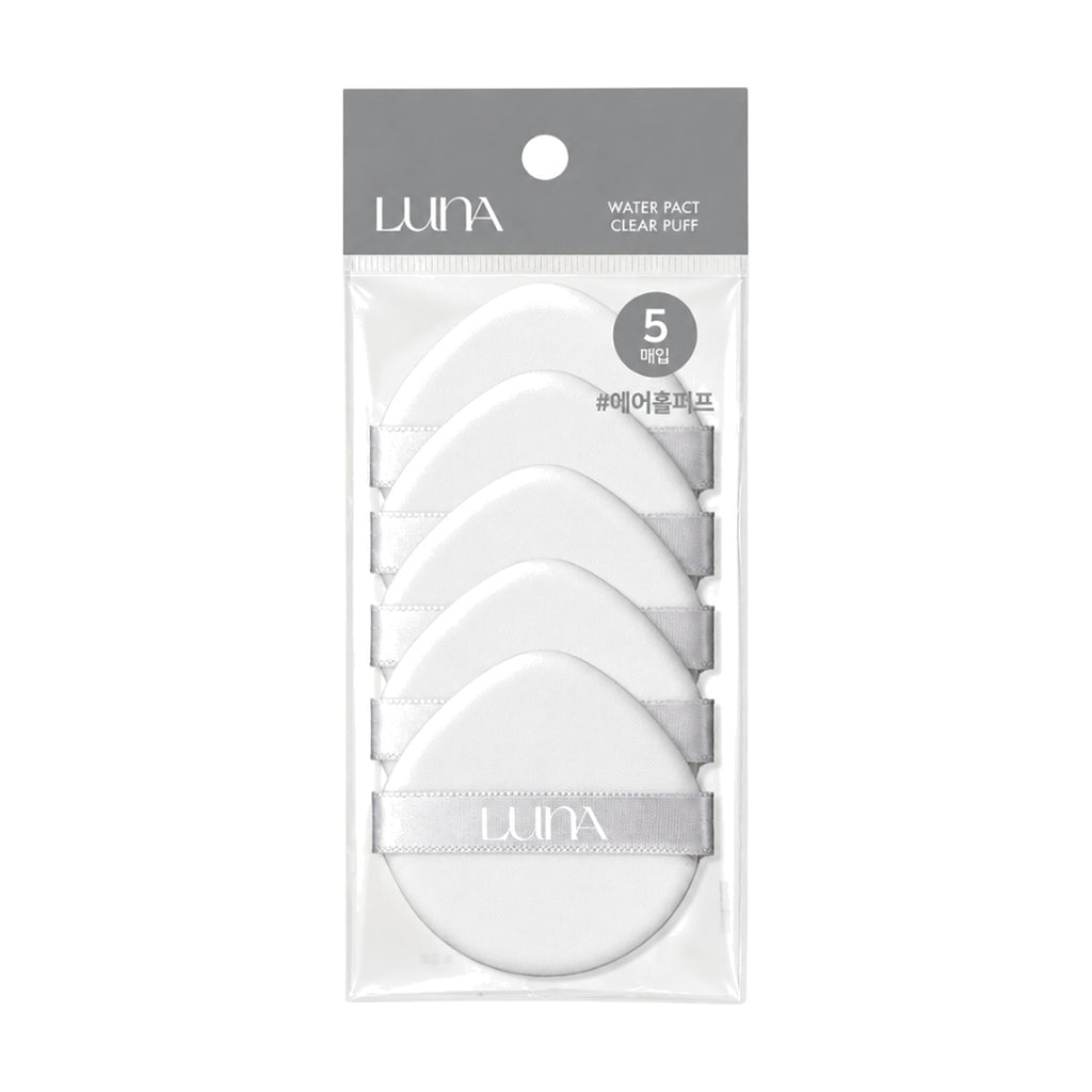 LUNA Water Pact Clear Puff 5 pcs pack