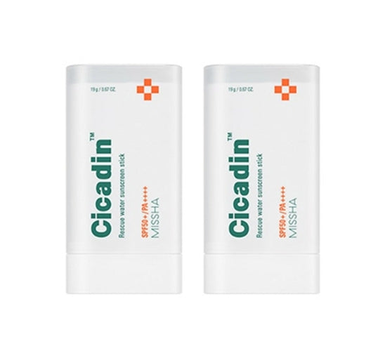 2 x MISSHA Cicadin Rescue Water Sun Stick SPF50+ PA++++ 19g from Korea by MISSHA