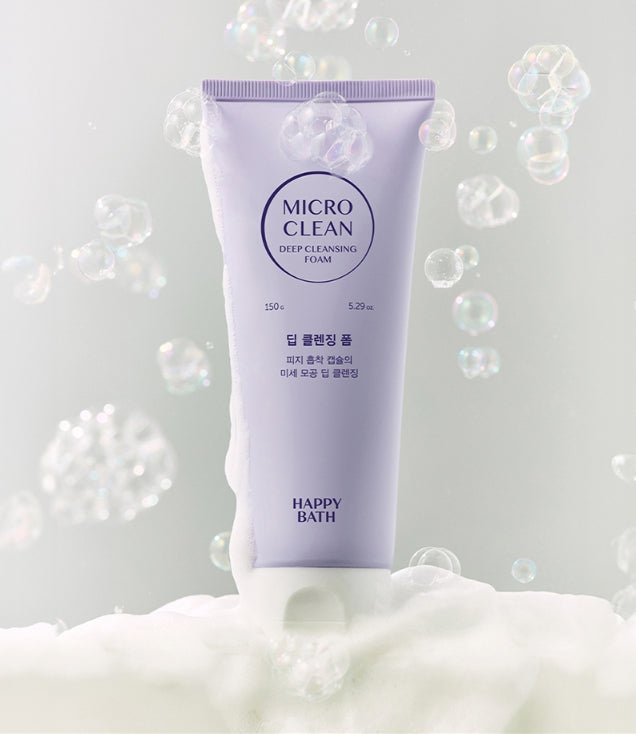 2 x HAPPY BATH Micro Clean Deep Cleansing Foam 150g from Korea by HAPPY BATH