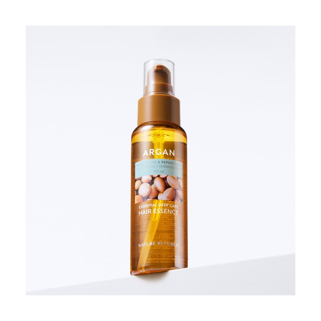 NATURE REPUBLIC Argan Essential Deep Care Hair Essence 80ml bottle
