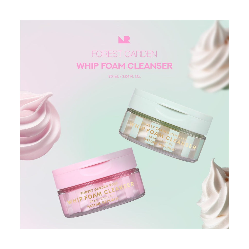 NATURE REPUBLIC Forest Garden Centella Whip Foam Cleanser 90ml