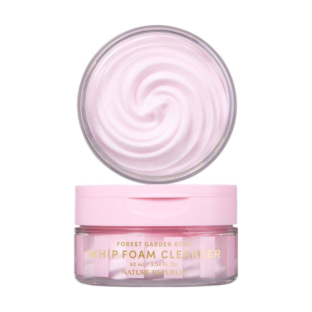 NATURE REPUBLIC Forest Garden Rose Whip Foam Cleanser 90ml
