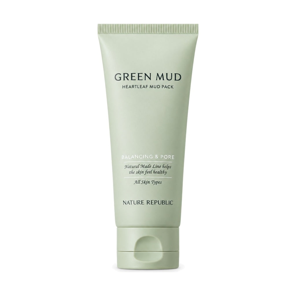 NATURE REPUBLIC Natural Made Green Heartleaf Balancing Mud Pack 100ml