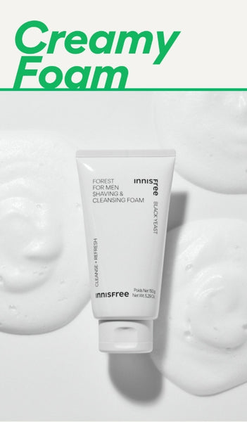 3 x innisfree Forest for Men Shaving & Cleansing Foam 150g from Korea