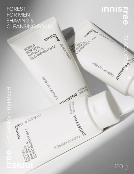 3 x innisfree Forest for Men Shaving & Cleansing Foam 150g from Korea