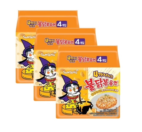 12 x Samyang Buldak 4 Cheese Ramen (145g) from Korea