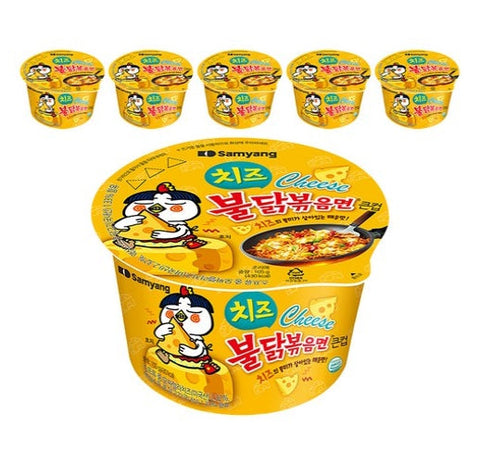6 x Samyang Buldak Cheese Ramen (105g) from Korea