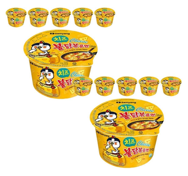 12 x Samyang Buldak Cheese Ramen (105g) from Korea