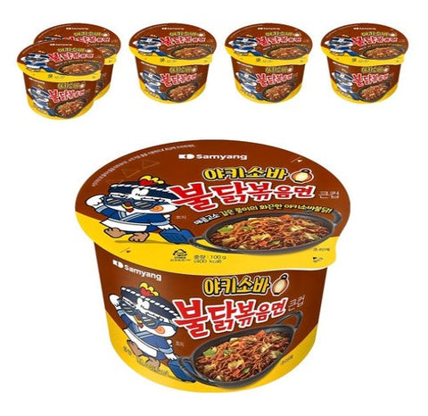 6 x Samyang Buldak Yakisoba Big Cup (100g) from Korea