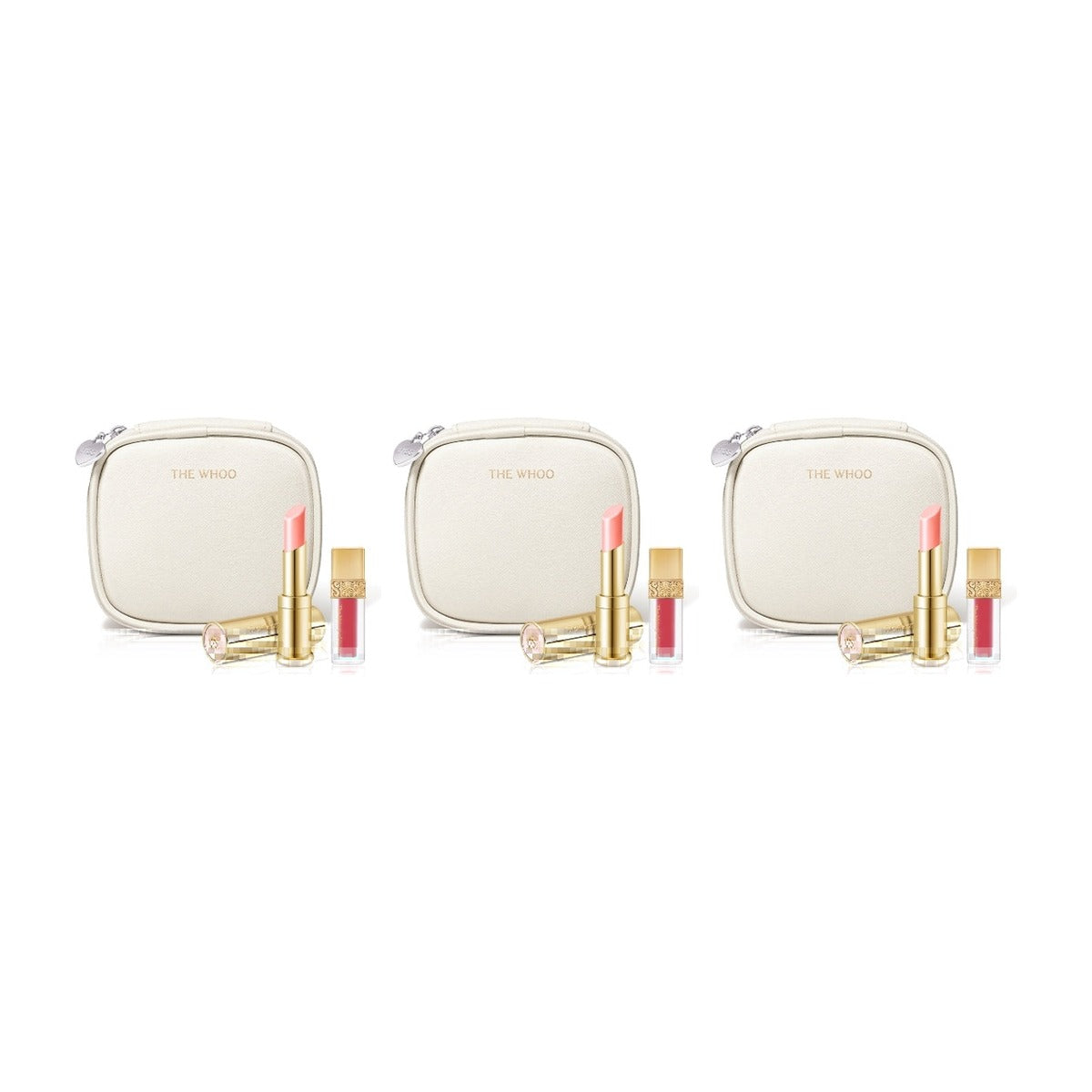 3 x The History of Whoo Gongjinhyang:Mi Glow Lip Balm Pink Set (3 Items) Sep. 2026 from Korea by The History of Whoo