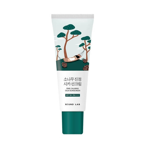 ROUND LAB Pine Calming Cica Mineral Sun Cream 40ml SPF 50+ PA++++ from Korea