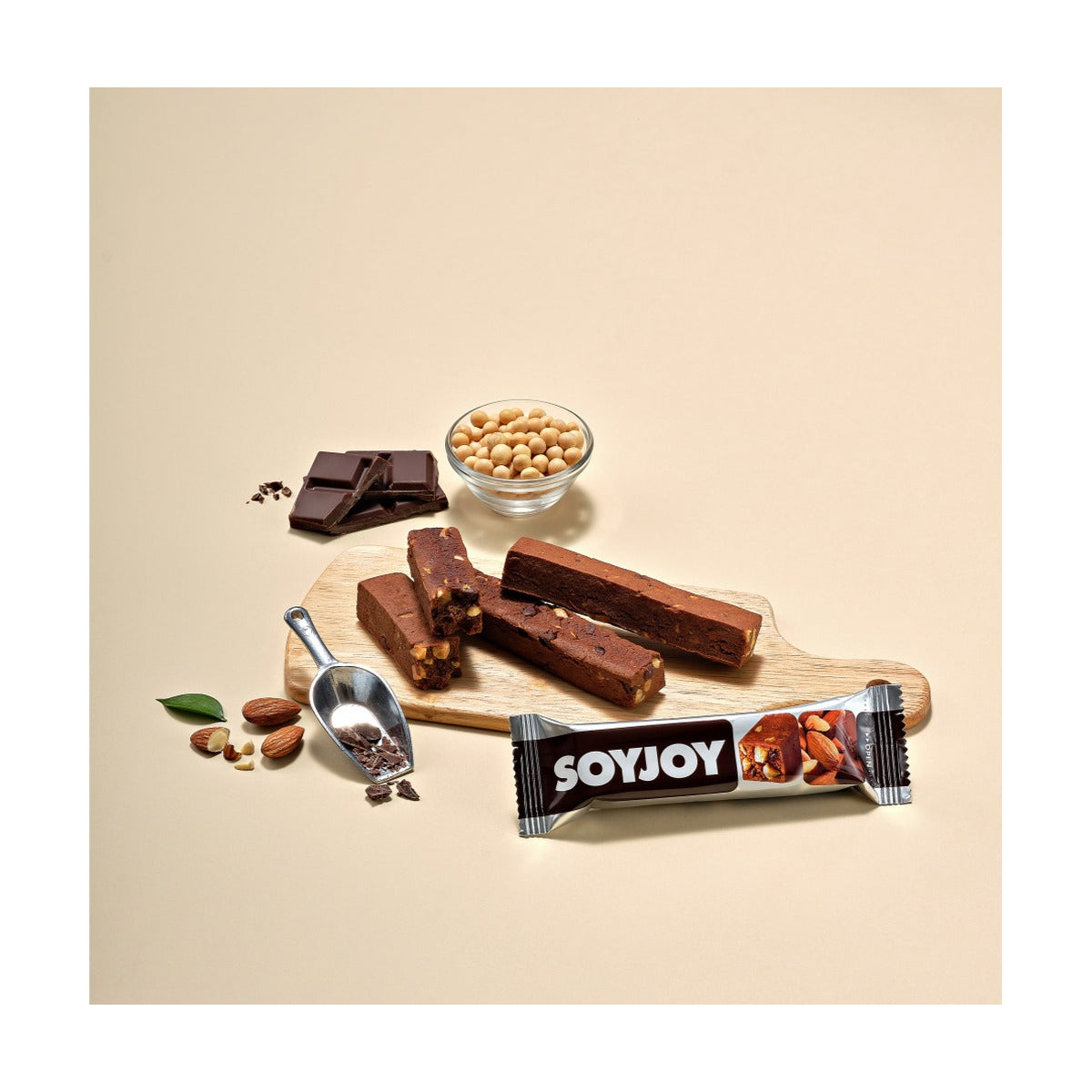 SOYJOY Almond & Chocolate soy bar 30g box of 12