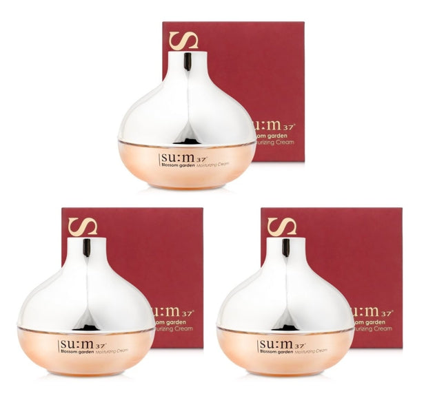 ３ x Su:m37 Blossom Garden Moisturizing Cream 50ml from Korea