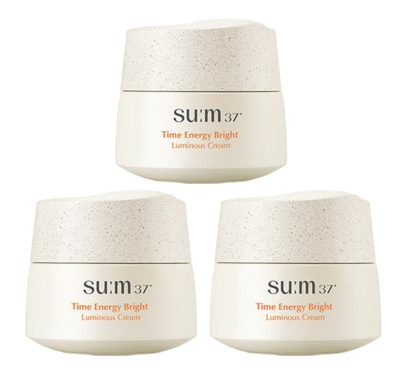 ３ x Su:m37 Time Energy Bright Luminous Cream 50ml from Korea
