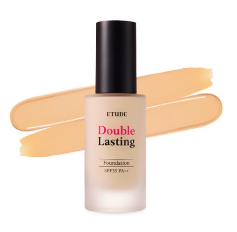 ETUDE Double Lasting Foundation, SPF35 PA++, 12 Colours from Korea by ETUDE
