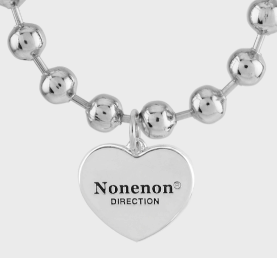 Nonenon Big Black Love Nec from Korea #Celebrity Accessory #GIRS GENERATION-TAEYEON #SUNMI #RED VELVET-SEULGI #MAMAMOO-MOONBYUL from Korea_H1 by Nonenon