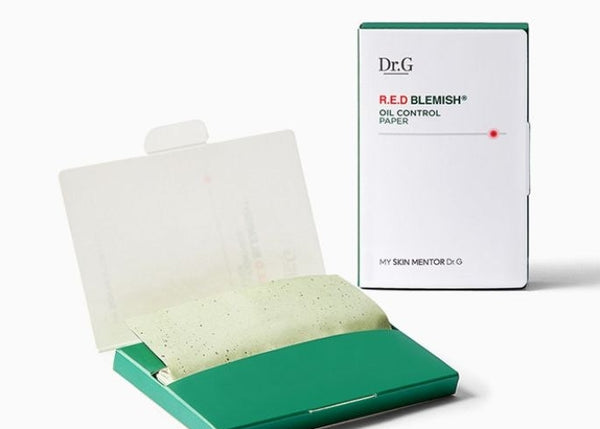 4 x Dr.G Red Blemish Oil Control Paper 1 Pack (70pieces)  from Korea