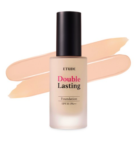 ETUDE Double Lasting Foundation, SPF35 PA++, 12 Colours from Korea by ETUDE