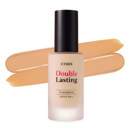 ETUDE Double Lasting Foundation, SPF35 PA++, 12 Colours from Korea by ETUDE