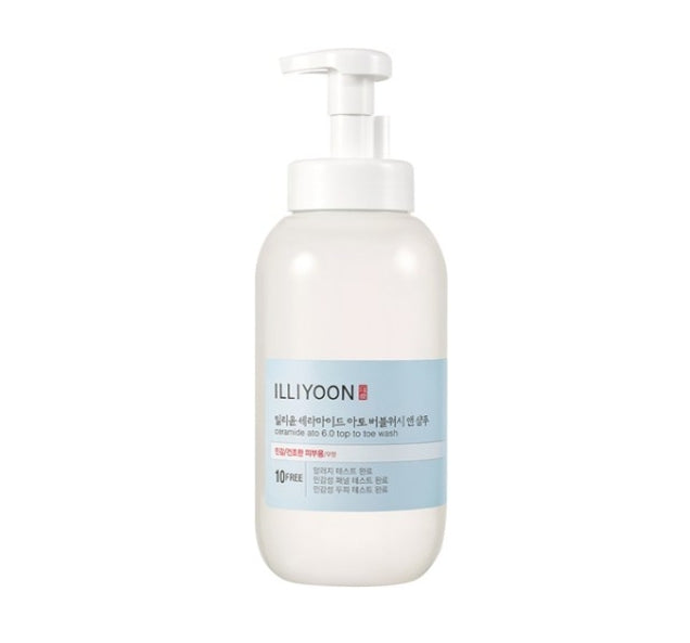 ILLIYOON Ceramide Ato Bubble Wash and Shampoo 900ml from Korea by ILLIYOON