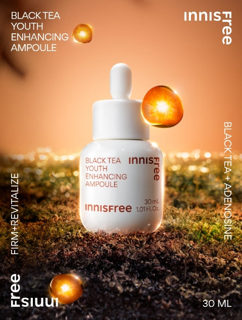 innisfree Black Tea Youth Enhancing Ampoule 30ml from Korea by innisfree