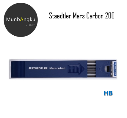 Staedtler Mars Carbon 2mm Leads for Leadholder 4B 2B B HB Blue Red Aussie Stock by Staedtler