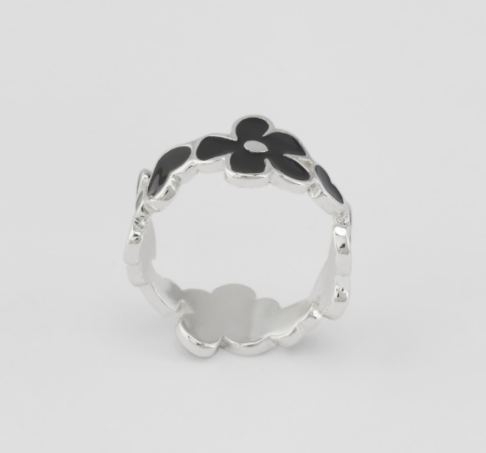 Nonenon Bloom Patch Ring(SILVER)_#Celebrity Accessory #(G)I-DLE-MIYEON #RED VELVET-SEULGI #CIIPHER-WON from Korea_H1 by Nonenon