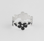 Nonenon Bloom Patch Ring(SILVER)_#Celebrity Accessory #(G)I-DLE-MIYEON #RED VELVET-SEULGI #CIIPHER-WON from Korea_H1 by Nonenon