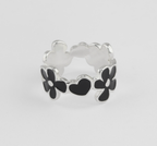 Nonenon Bloom Patch Ring(SILVER)_#Celebrity Accessory #(G)I-DLE-MIYEON #RED VELVET-SEULGI #CIIPHER-WON from Korea_H1 by Nonenon