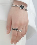 Nonenon Bloom Patch Ring(SILVER)_#Celebrity Accessory #(G)I-DLE-MIYEON #RED VELVET-SEULGI #CIIPHER-WON from Korea_H1 by Nonenon