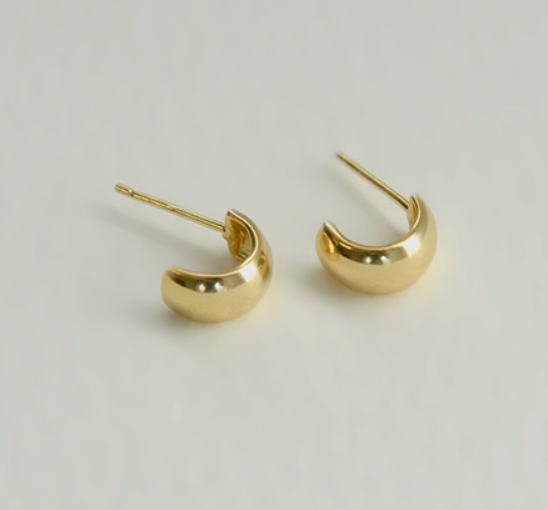 roaju [Silver 925] Plump Earring #Celebrity Accessory #Hye-Kyo Song in Korea Drama 'Now, we are breaking up' from Korea_H1 by roaju