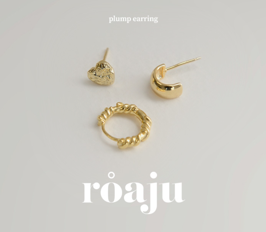 roaju [Silver 925] Plump Earring #Celebrity Accessory #Hye-Kyo Song in Korea Drama 'Now, we are breaking up' from Korea_H1 by roaju
