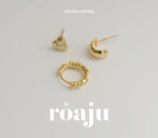 roaju [Silver 925] Plump Earring #Celebrity Accessory #Hye-Kyo Song in Korea Drama 'Now, we are breaking up' from Korea_H1 by roaju