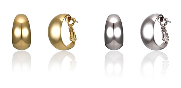 roaju Glossy Hoop Earring_Celebrity Accessory #Shin mina in K-Drama 'Hometown Cha-Cha-Cha' from Korea_H1 by roaju