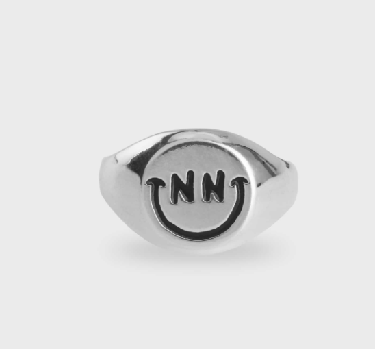 Nonenon Black Smile Ring #Celebrity Accessory #Girls` Generation-Hyoyeon #Weekly #Monsta X-Minhyuk #Minsi Go(Actress) from Korea_H1 by Nonenon