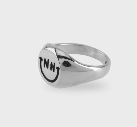 Nonenon Black Smile Ring #Celebrity Accessory #Girls` Generation-Hyoyeon #Weekly #Monsta X-Minhyuk #Minsi Go(Actress) from Korea_H1 by Nonenon