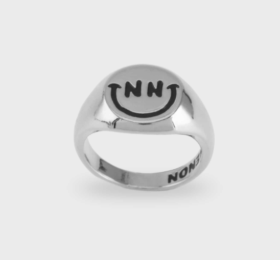 Nonenon Black Smile Ring #Celebrity Accessory #Girls` Generation-Hyoyeon #Weekly #Monsta X-Minhyuk #Minsi Go(Actress) from Korea_H1 by Nonenon