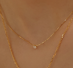 roaju [silver925]starry cubic necklace_Celebrity Accessory #Shin mina in K-Drama 'Hometown Cha-Cha-Cha' from Korea_H1 by roaju
