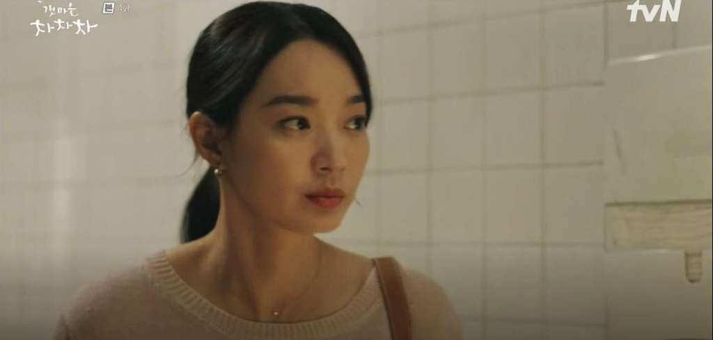 roaju [silver925]starry cubic necklace_Celebrity Accessory #Shin mina in K-Drama 'Hometown Cha-Cha-Cha' from Korea_H1 by roaju