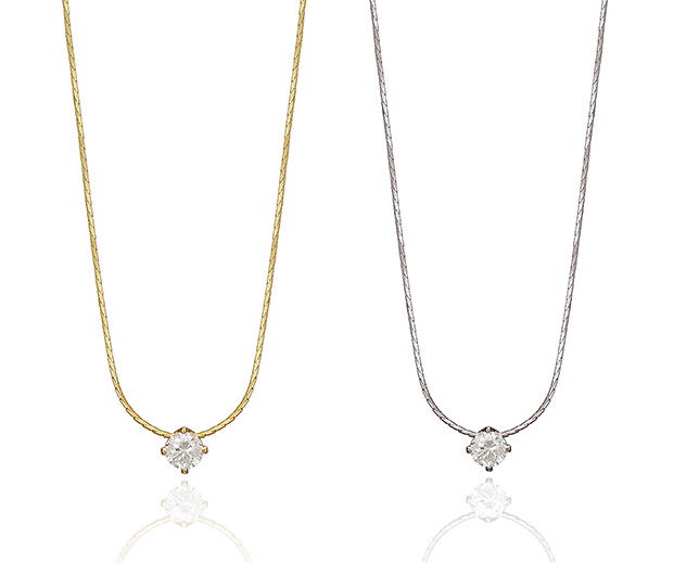 roaju [silver925]starry cubic necklace_Celebrity Accessory #Shin mina in K-Drama 'Hometown Cha-Cha-Cha' from Korea_H1 by roaju