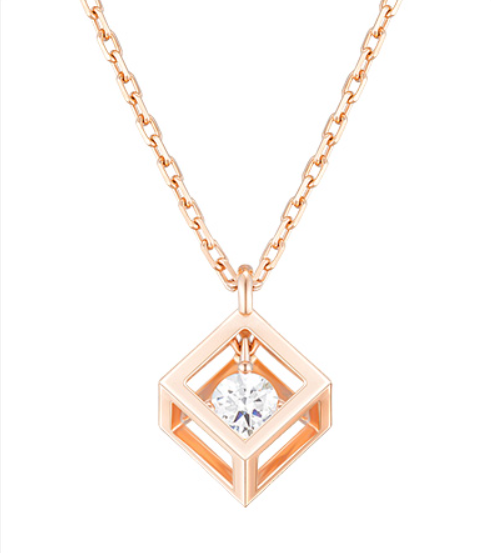 J.ESTINA J CUBE Necklace #Celebrity Accessory #IU from Korea _H1 by J.ESTINA