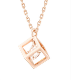 J.ESTINA J CUBE Necklace #Celebrity Accessory #IU from Korea _H1 by J.ESTINA