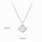 J.ESTINA J CUBE Necklace #Celebrity Accessory #IU from Korea _H1 by J.ESTINA