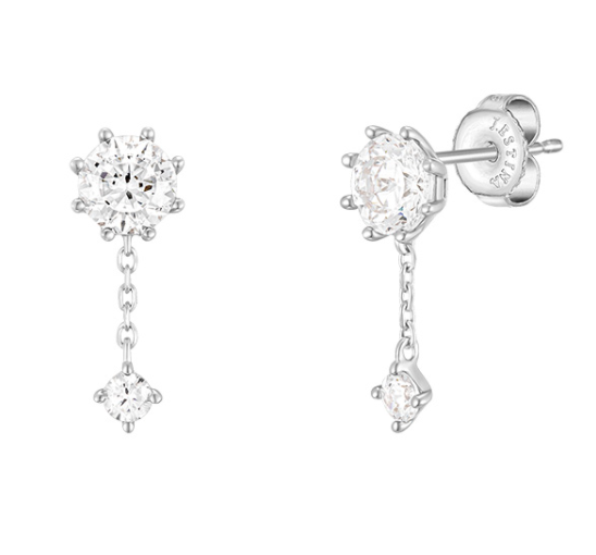 J.ESTINA Whitemond Earring #Celebrity Accessory #IU from Korea _H1 by J.ESTINA
