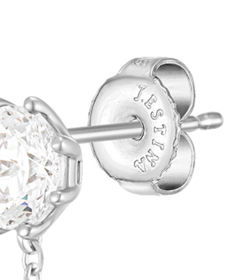 J.ESTINA Whitemond Earring #Celebrity Accessory #IU from Korea _H1 by J.ESTINA