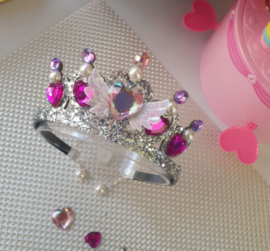 Janiffer Style [For Kids] 2 x Heart Angel Crown Headband #Birthday Accessory #Party Accessory #Princess Crown #Kids gift from Korea_H1 by Janiffer Style