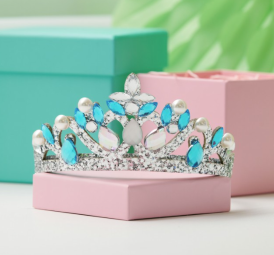 Janiffer Style [For Kids] 2 x Elsa Crown Headband #Birthday Accessory #Party Accessory #Princess Crown #Kids gift from Korea_H1 by Janiffer Style