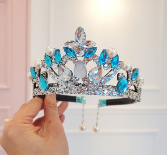 Janiffer Style [For Kids] 2 x Elsa Crown Headband #Birthday Accessory #Party Accessory #Princess Crown #Kids gift from Korea_H1 by Janiffer Style