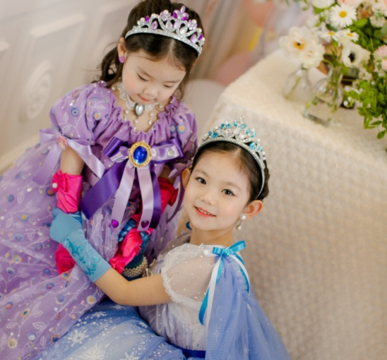 Janiffer Style [For Kids] 2 x Elsa Crown Headband #Birthday Accessory #Party Accessory #Princess Crown #Kids gift from Korea_H1 by Janiffer Style