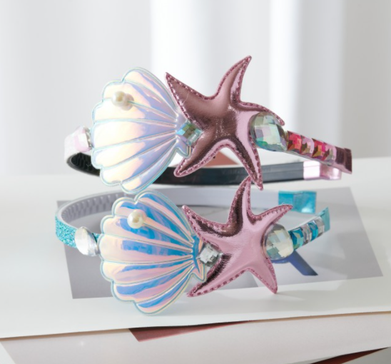 Janiffer Style [For Kids] 2 x The Little Mermaid Headband #Birthday Accessory #Party Accessory #Daily Headband #Kids gift from Korea_H1 by Janiffer Style